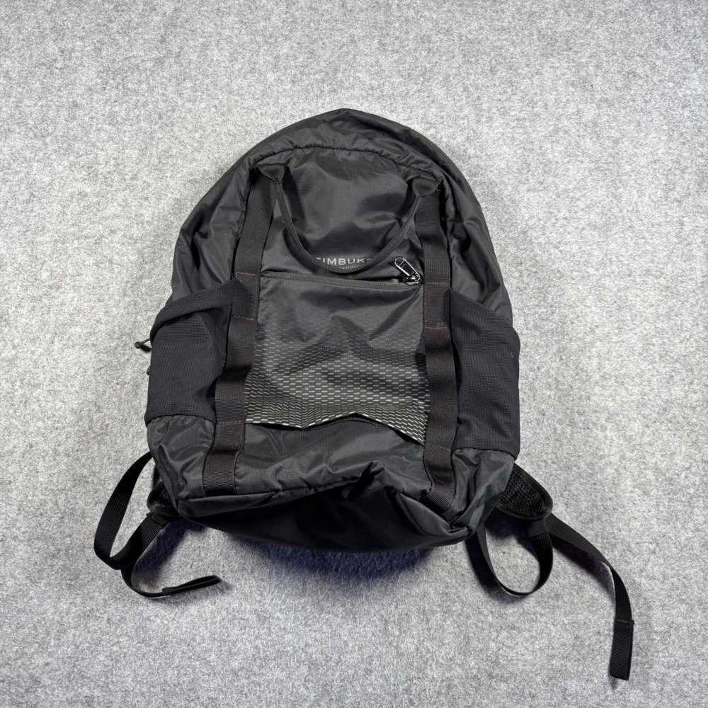 Timbuk2 Black Nylon Ripstop Lightweight Cycling Backpack KDS17 OS